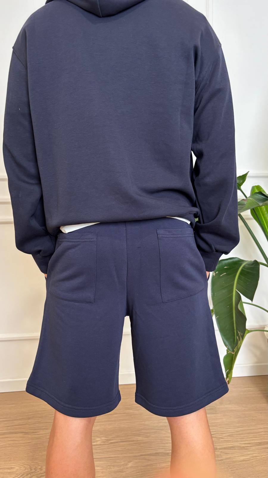 Bermuda in felpa Imperial D8588D034 blu