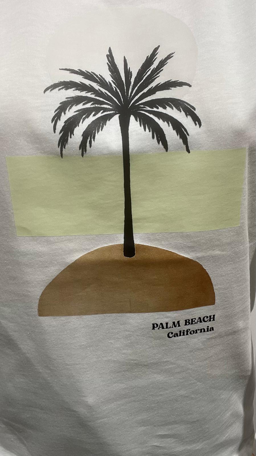 T-Shirt regular palme Vicolo RD1073