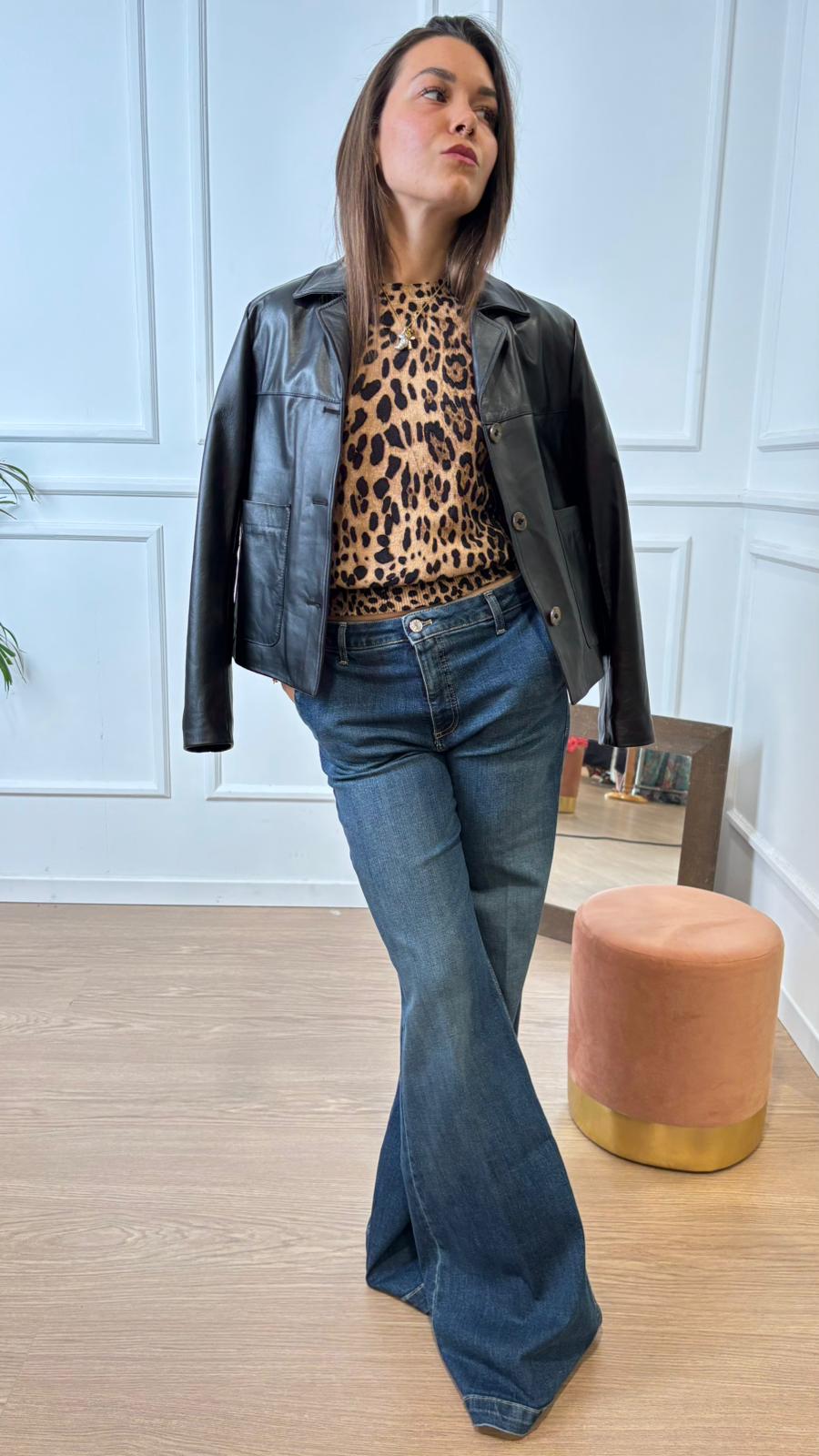 Jeans Elena wide leg fit Vicolo DF5103