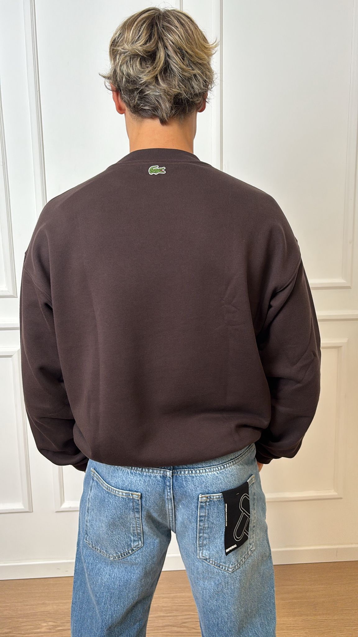 Felpa con ricamo Heritage Lacoste SH5888
