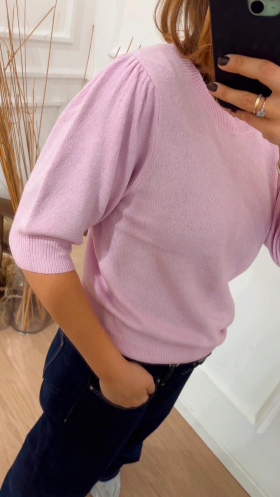Pull Rica Only 15318551 rosa melange