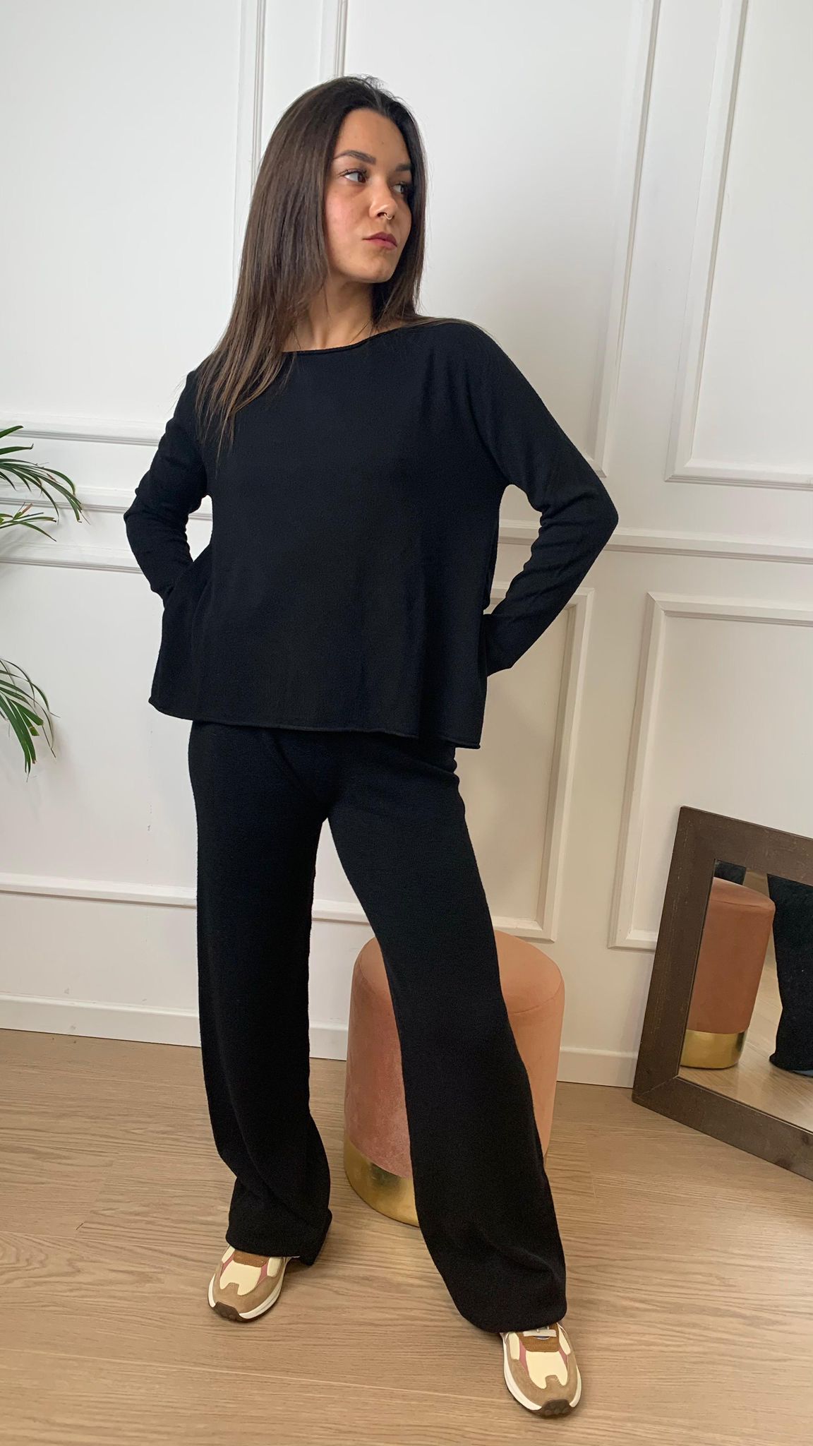 Pull over Vicolo 44001F nero