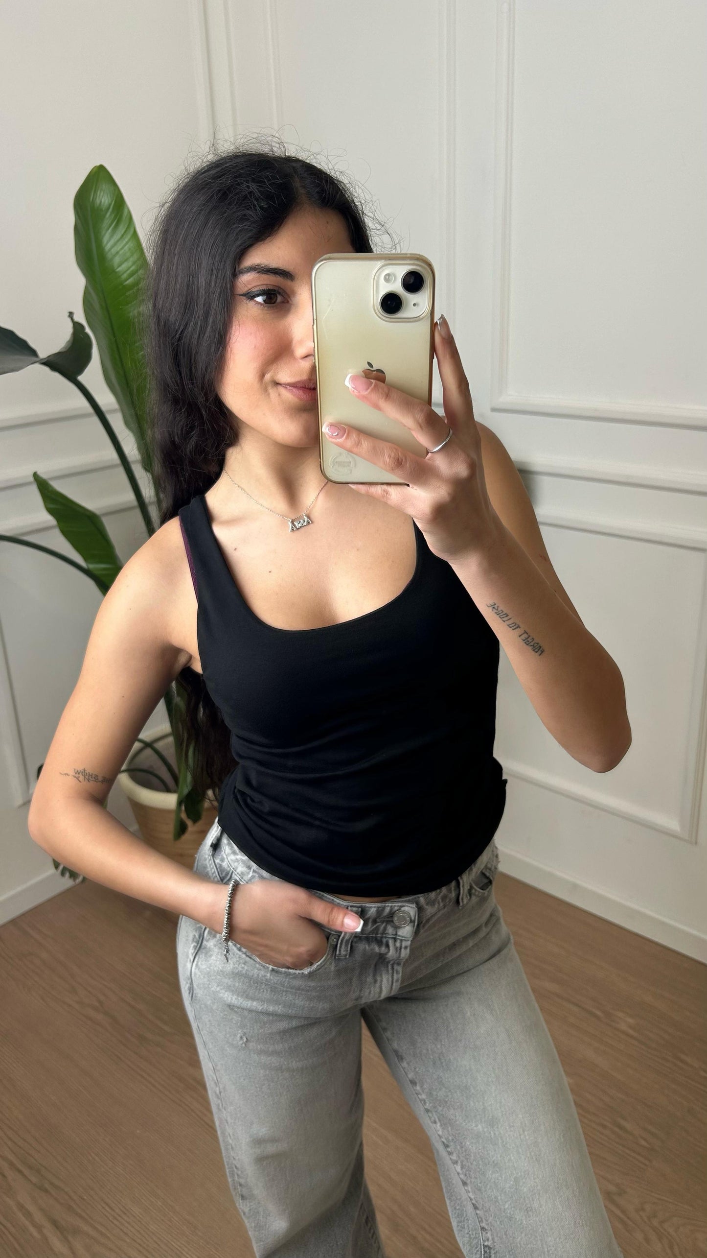Canotta slim Susy Mix 1056 nera