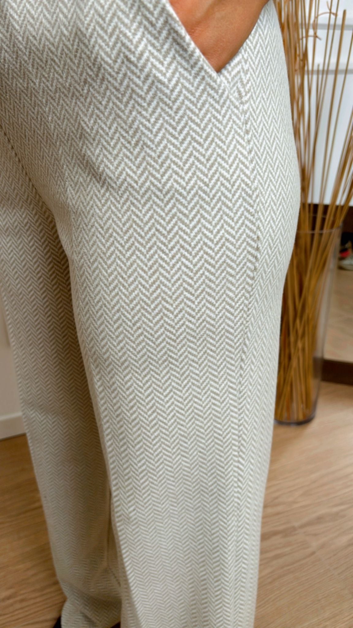 Pantalone wide leg Ragno DR38PE 004