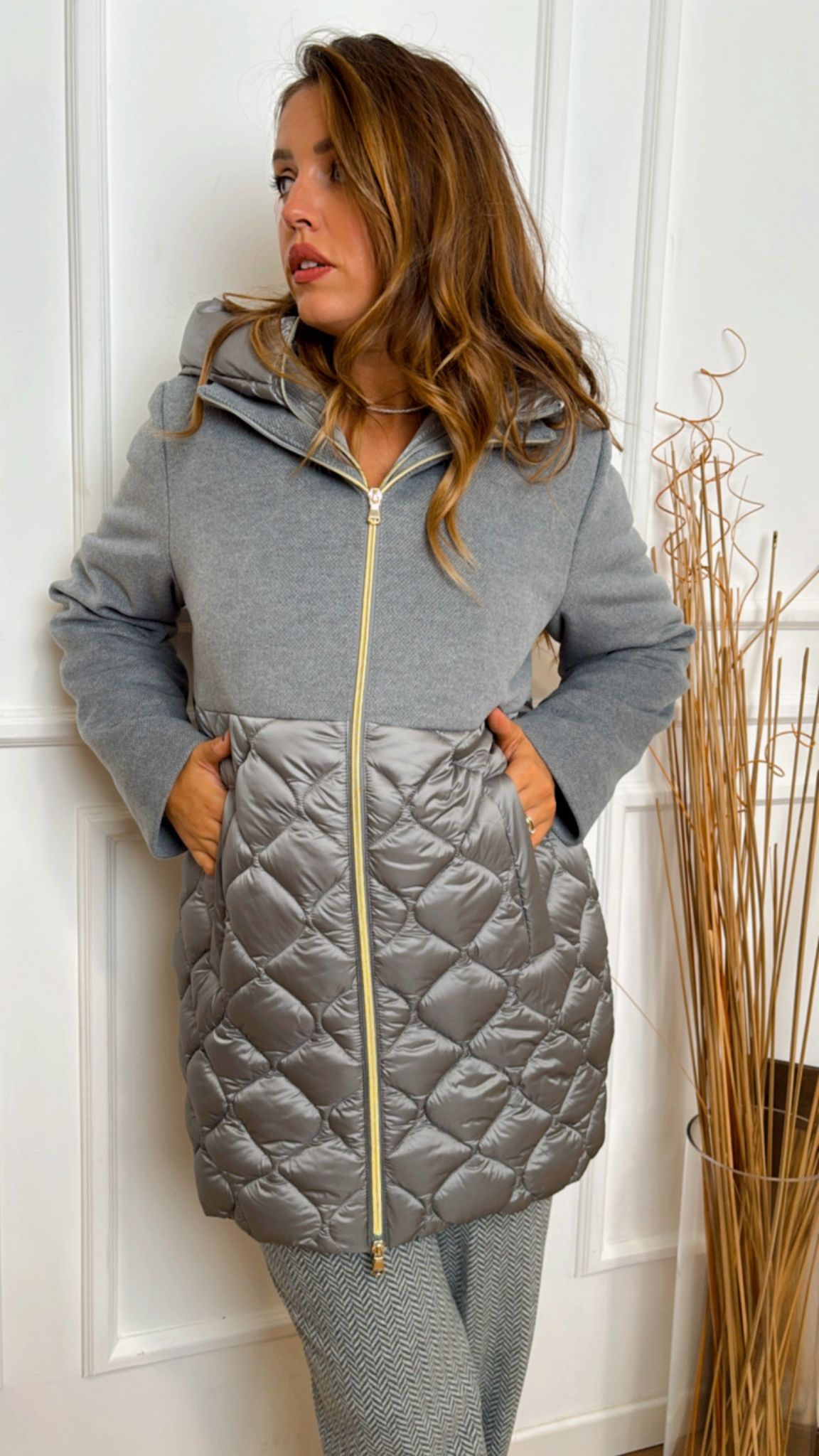 Giaccone in panno soft Amore 010 Emme Marella