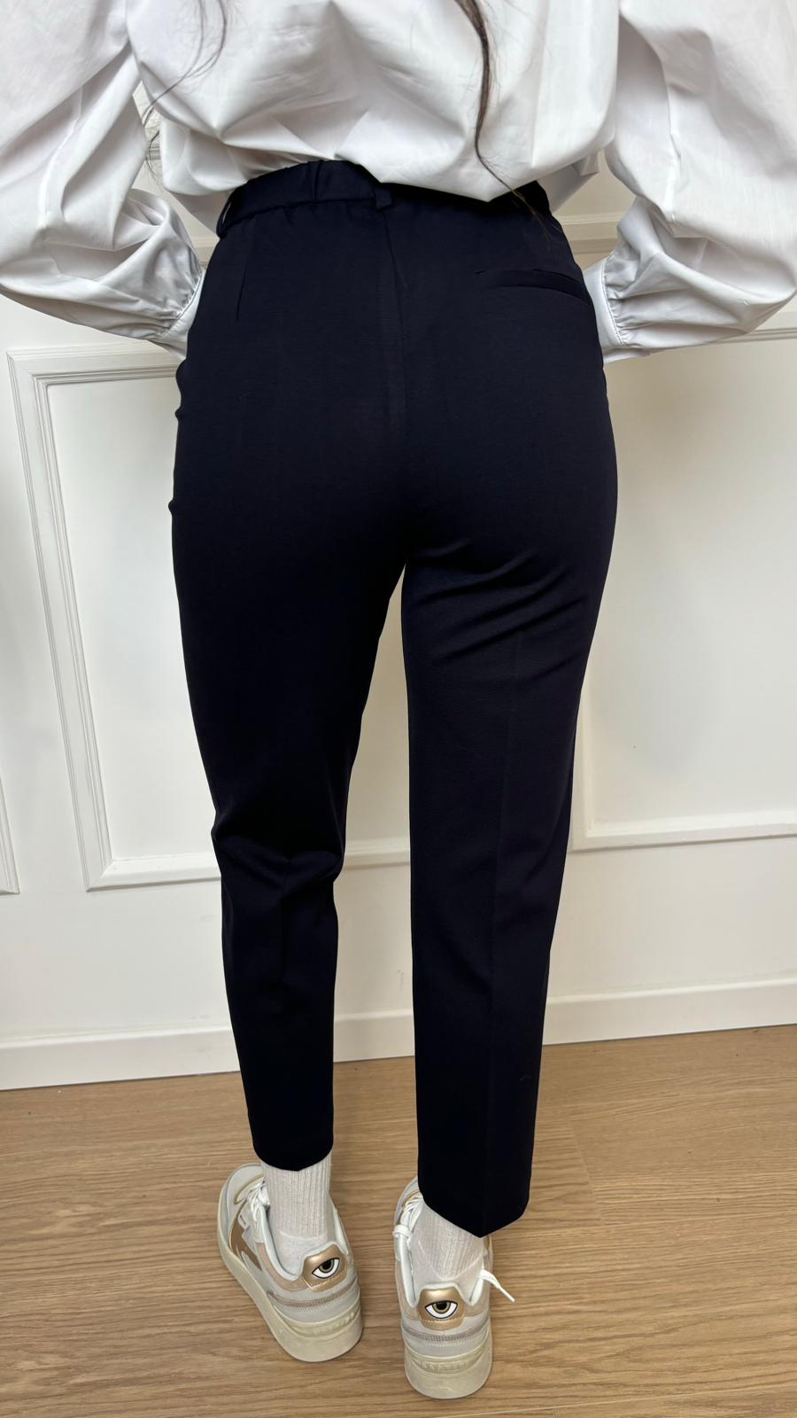 Pantalone punto milano Vicolo TD0246 blu