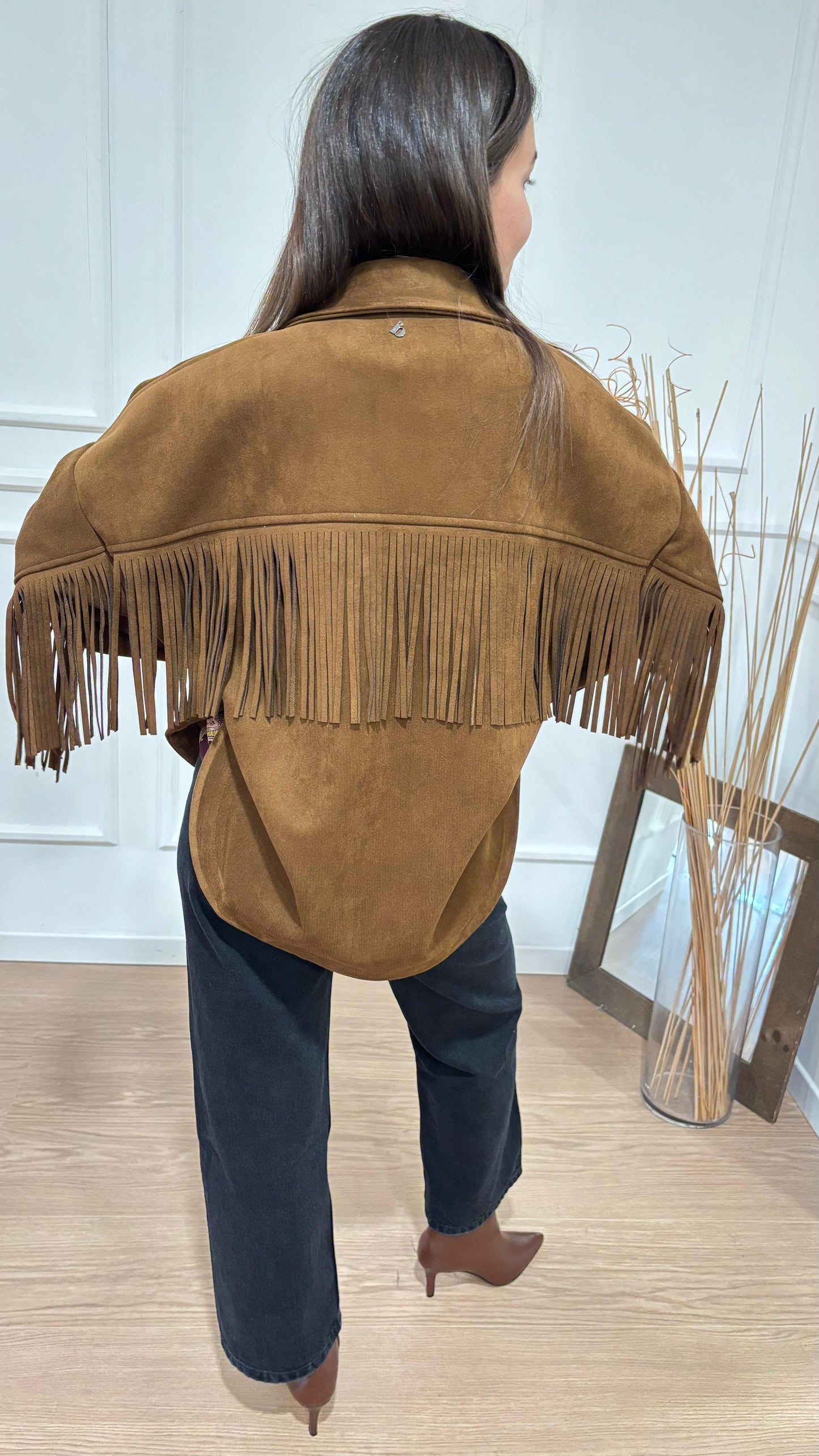 Giacca suede con frange Dixie JDESKCS