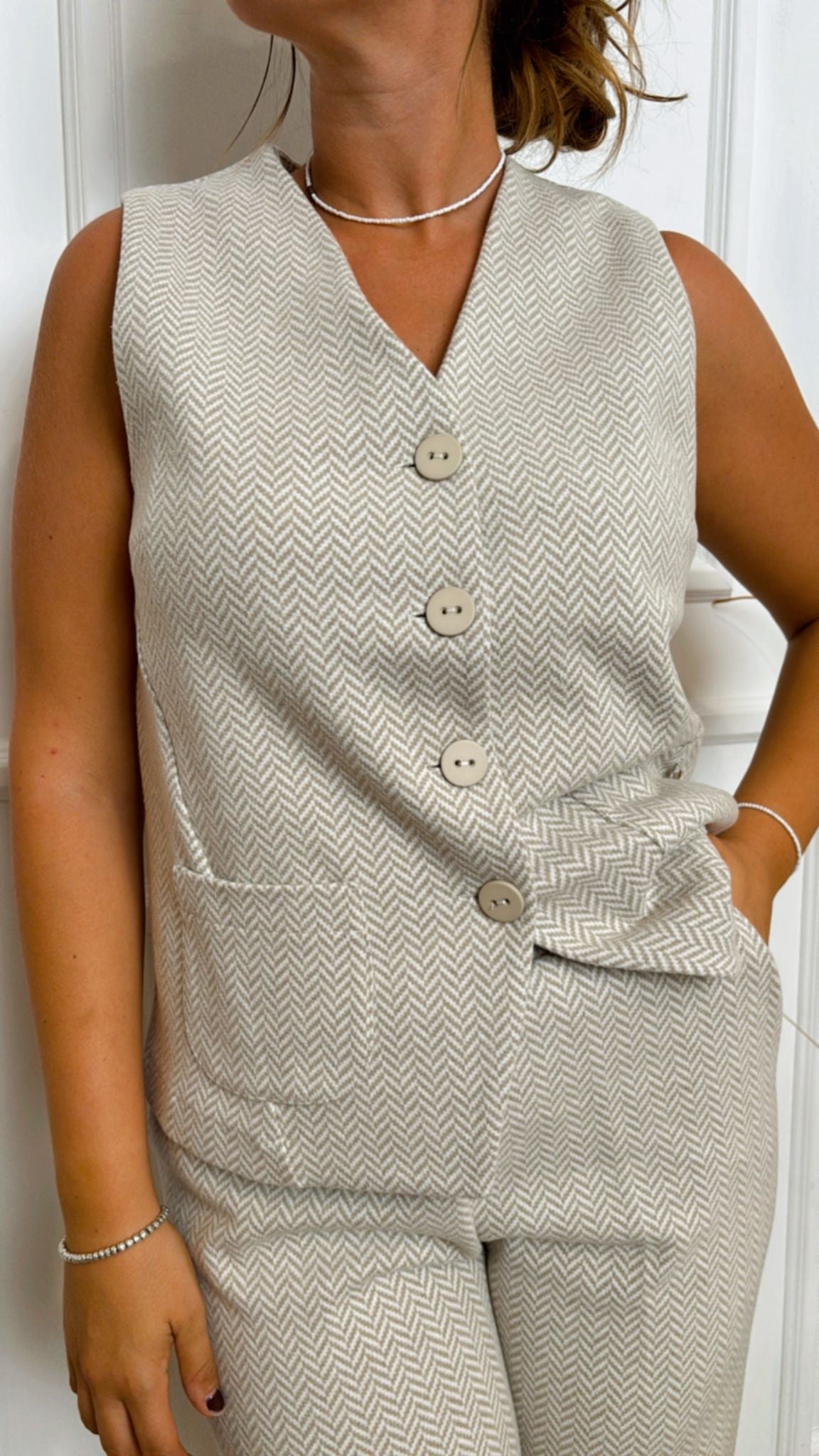 Gilet Eco Jacquard Ragno DR38GL 004