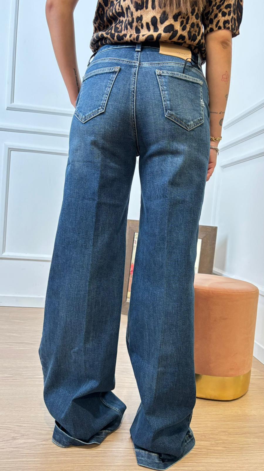 Jeans Elena wide leg fit Vicolo DF5103