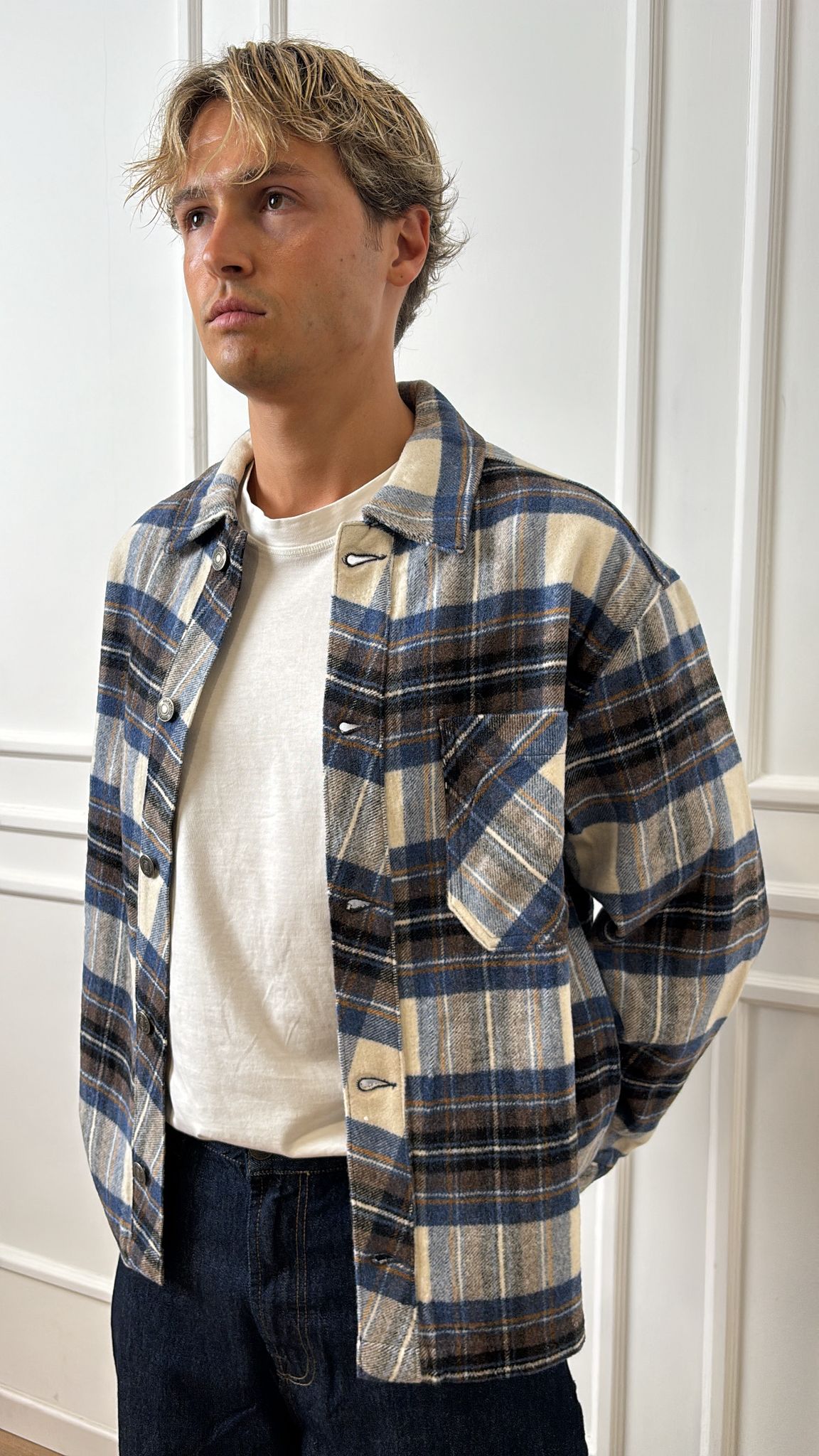 Camicia a quadri Imperial C860130004