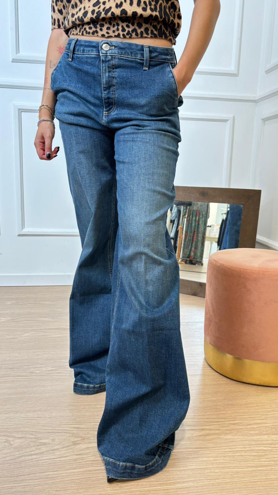 Jeans Elena wide leg fit Vicolo DF5103