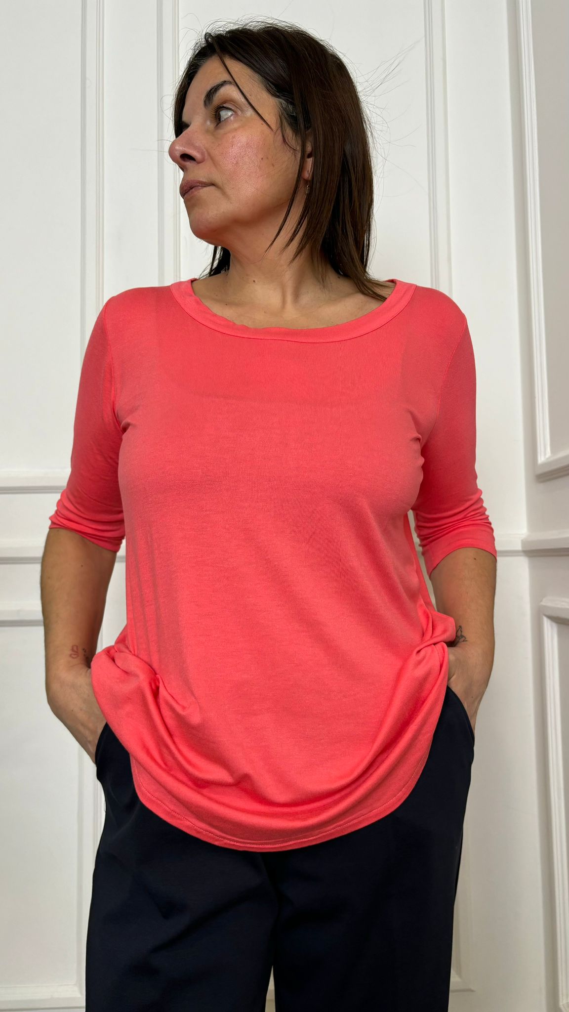 T-Shirt tre quarti Spring Ragno 70121W 70121W B19