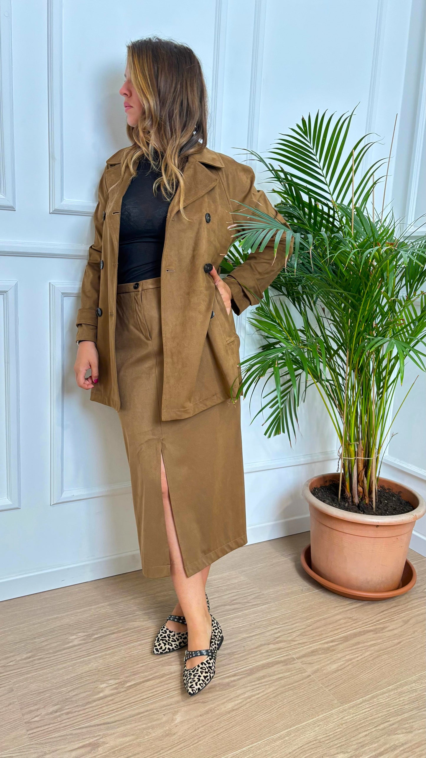Trench suede Team 004 Emme Marella