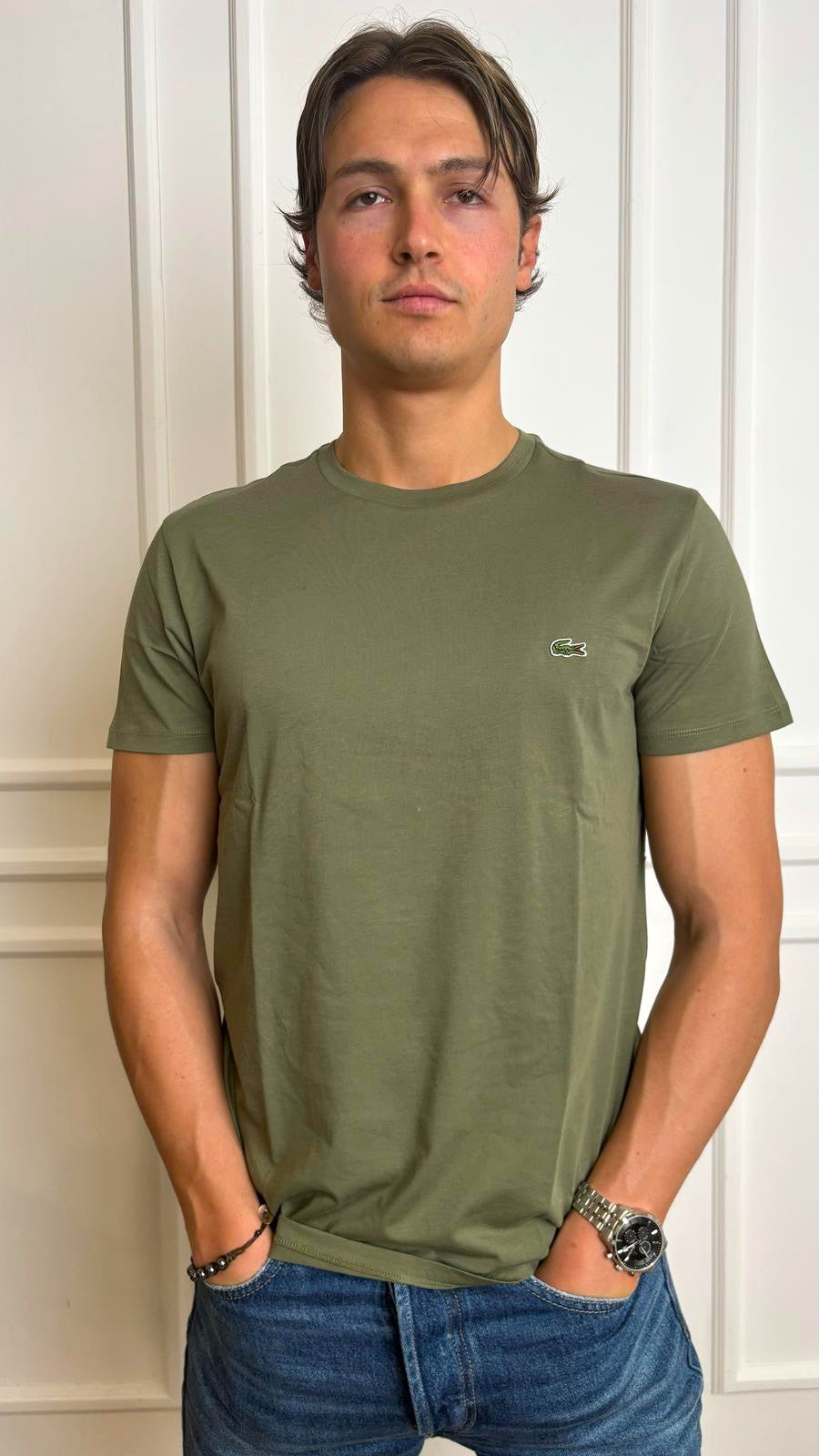 T-Shirt basica Lacoste TH6709 BMY