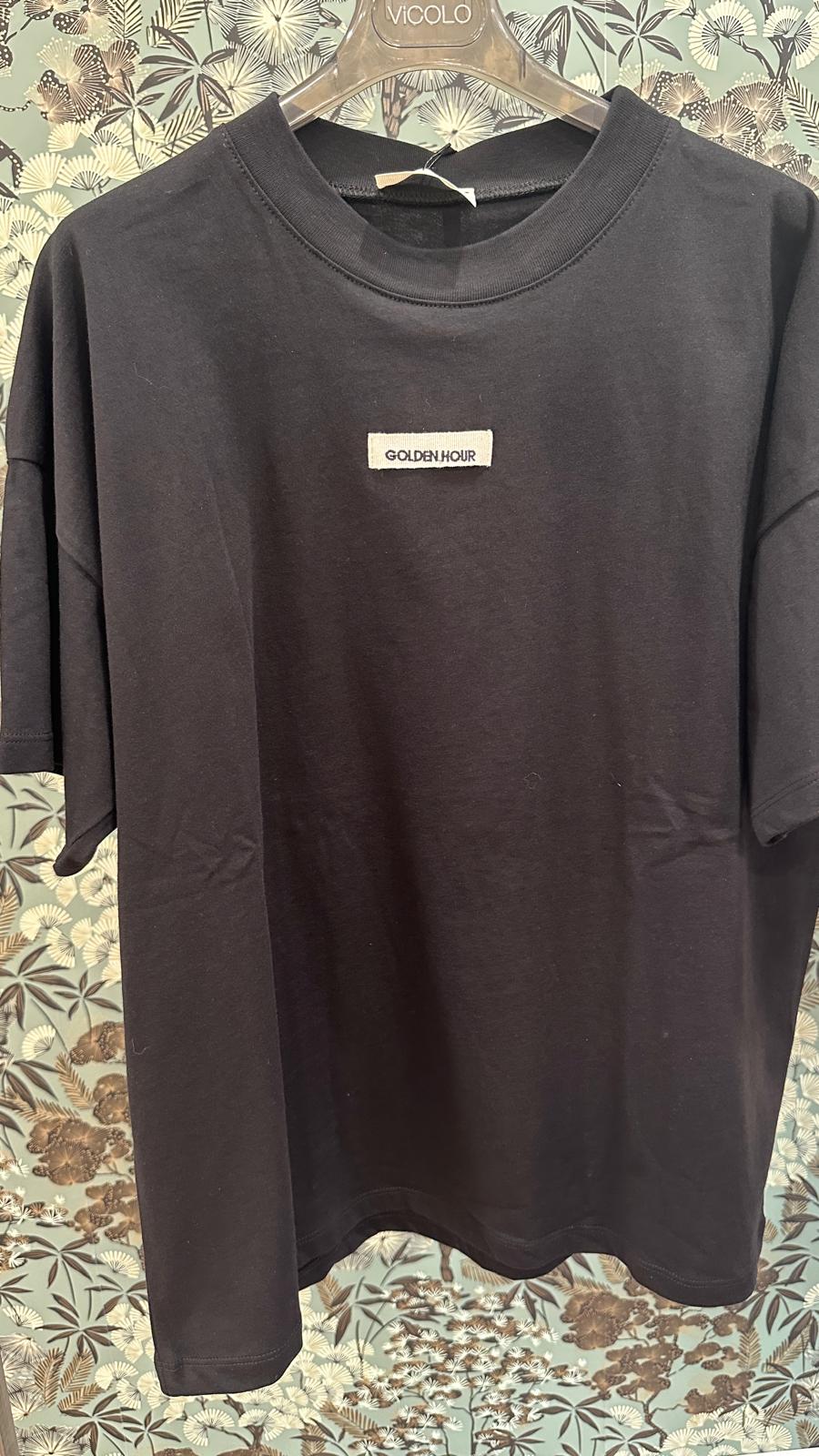 T-Shirt Golden Hour Vicolo RD0304 nera
