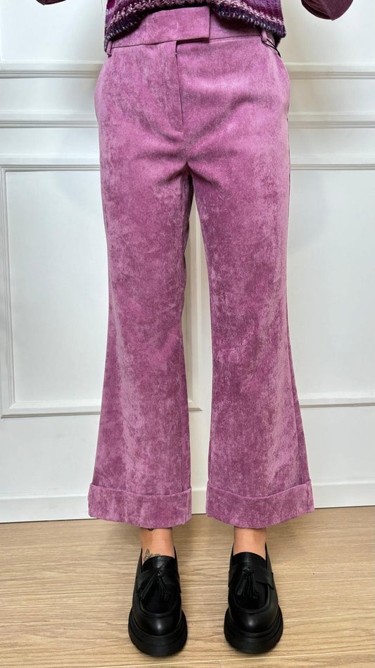 Parsec1 003 corduroy trousers with pinstripes