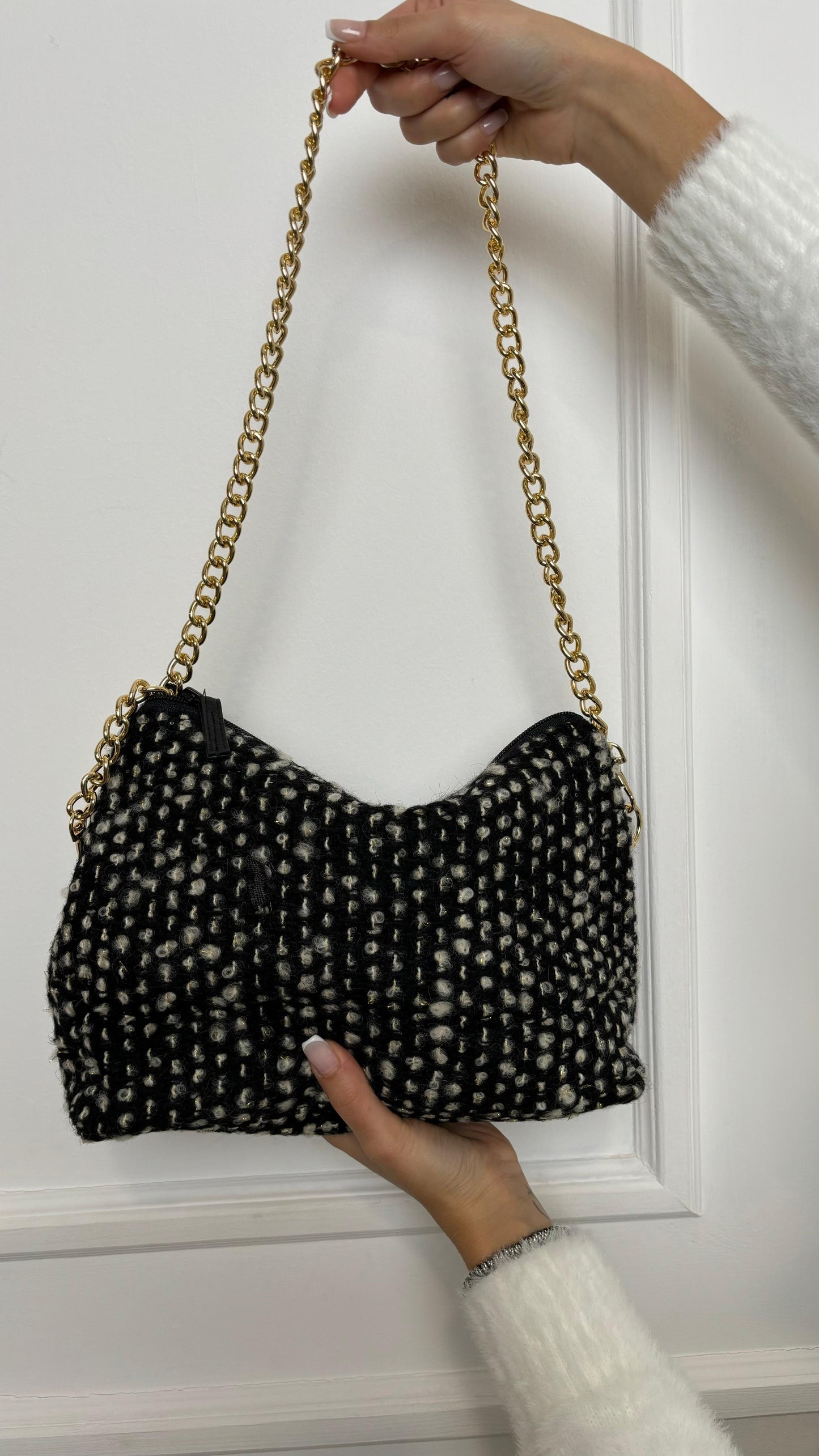 Borsa lana 072 nero
