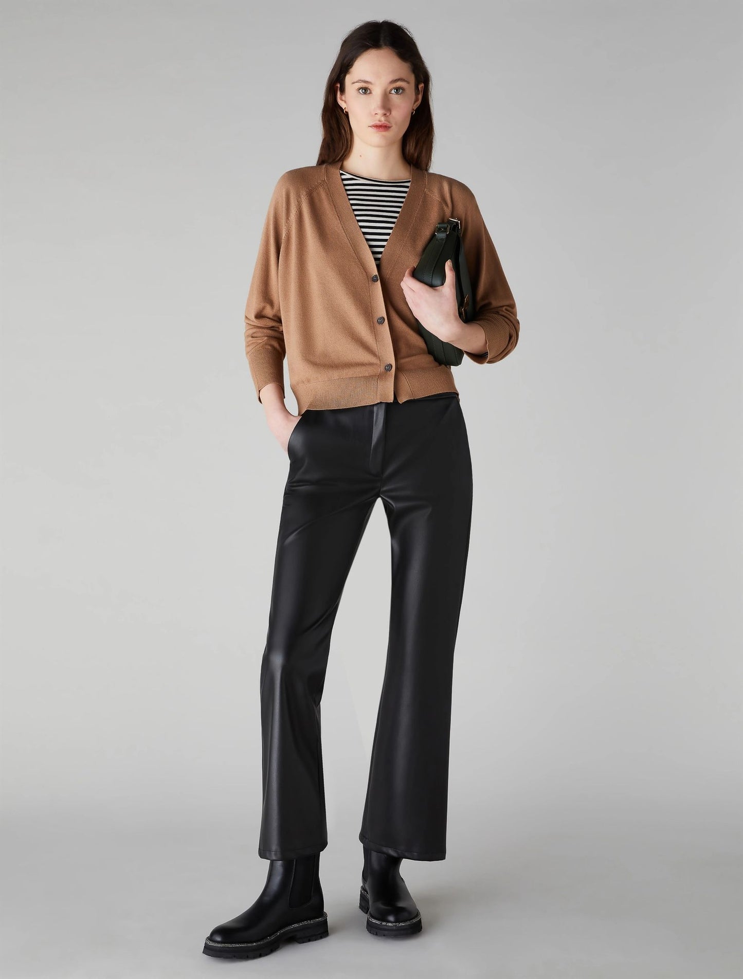 Pantalone Nabab ecopelle Emme Marella nero