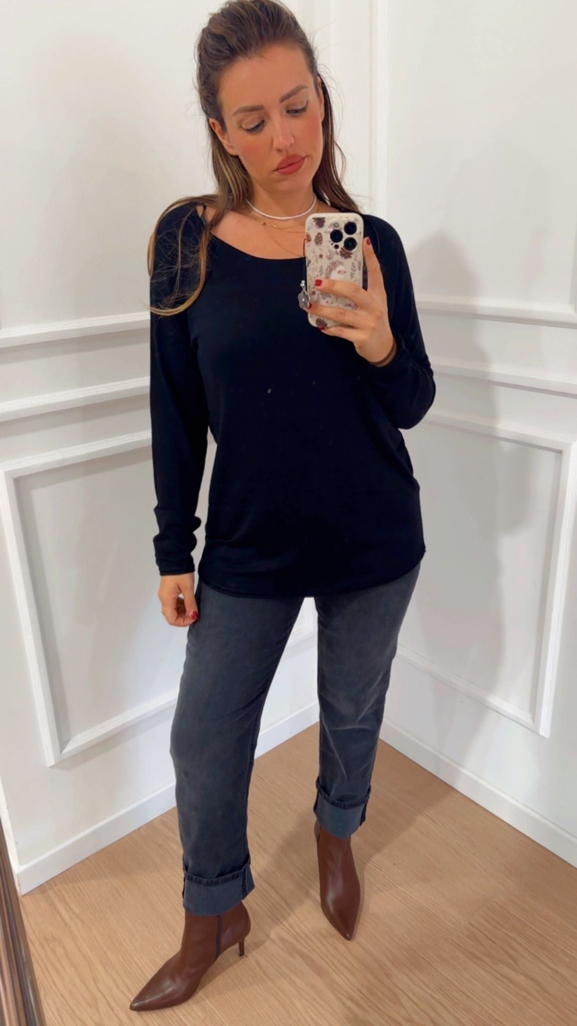 Pull Mila Only 15109964 nero