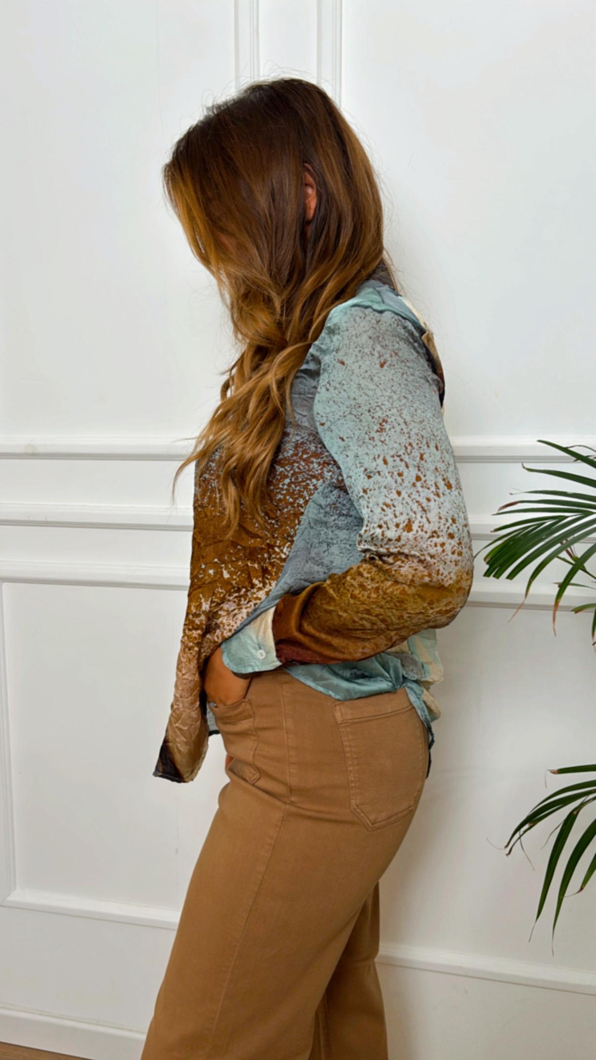 Blusa fantasy Facella 001 Emme Marella
