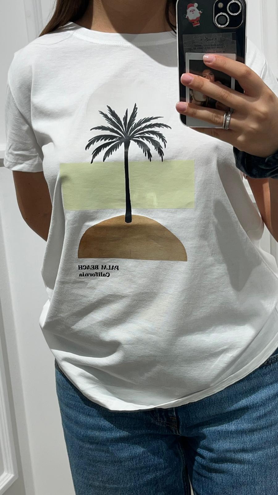 T-Shirt regular palme Vicolo RD1073