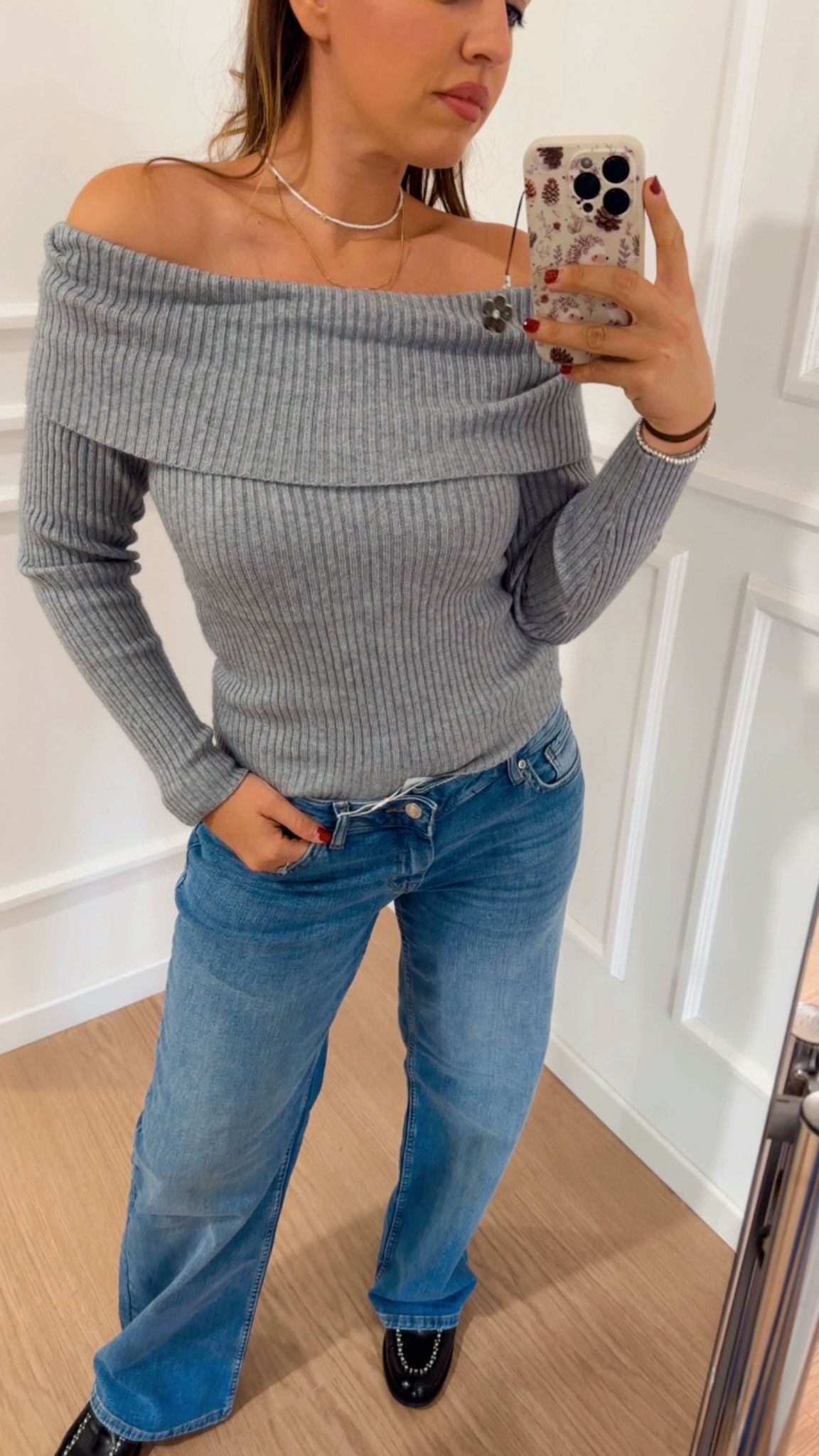 Pull Katia Only 15311830 grigio