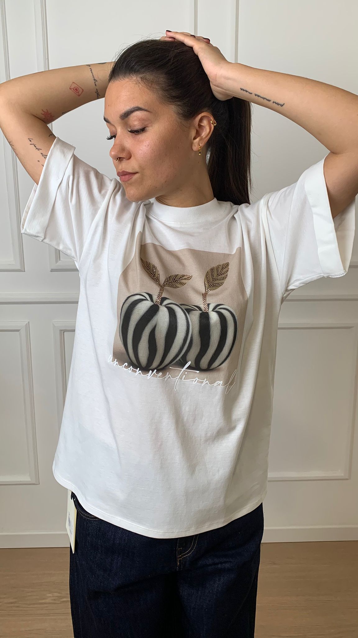 T-Shirt stampa zebra Imperial TX13KGT