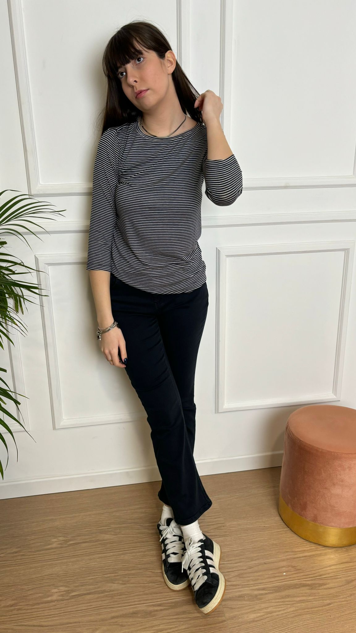 T-Shirt in jersey di viscosa Lidia 002