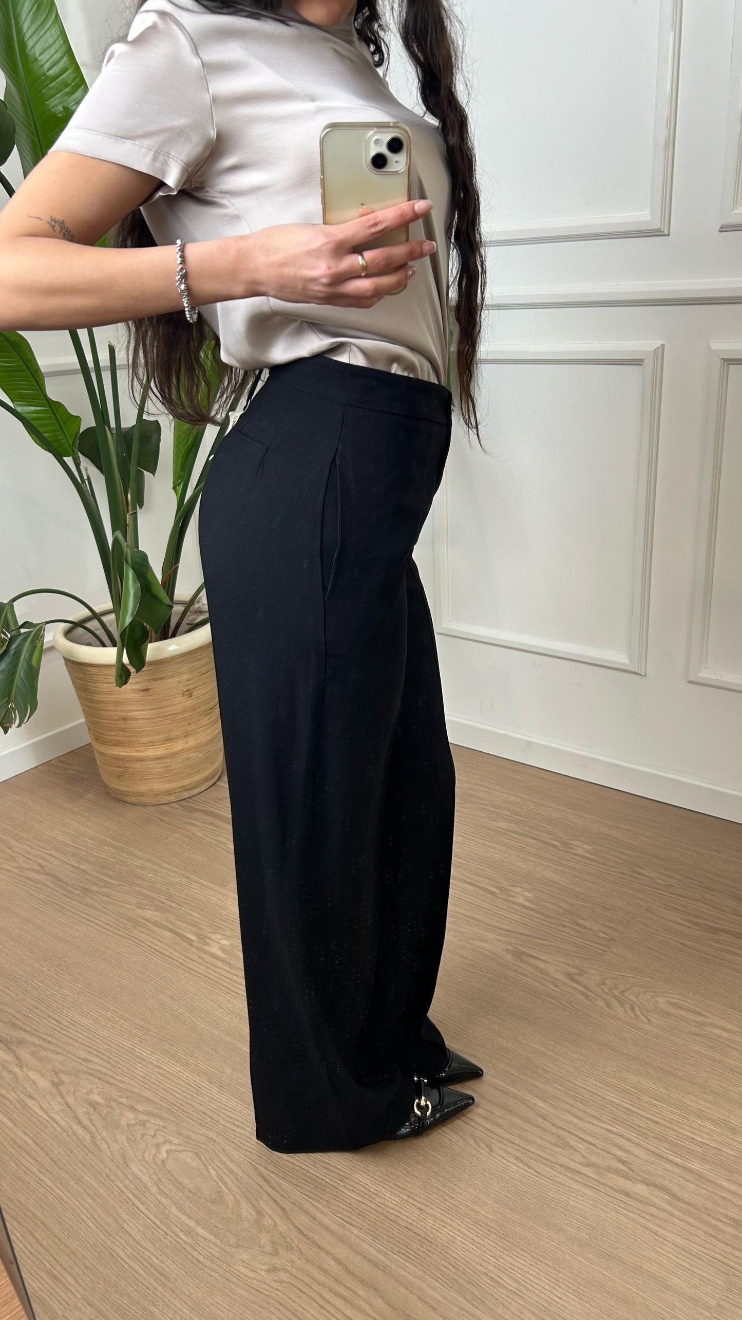 Pantalone palazzo Vicolo TD0074 nero