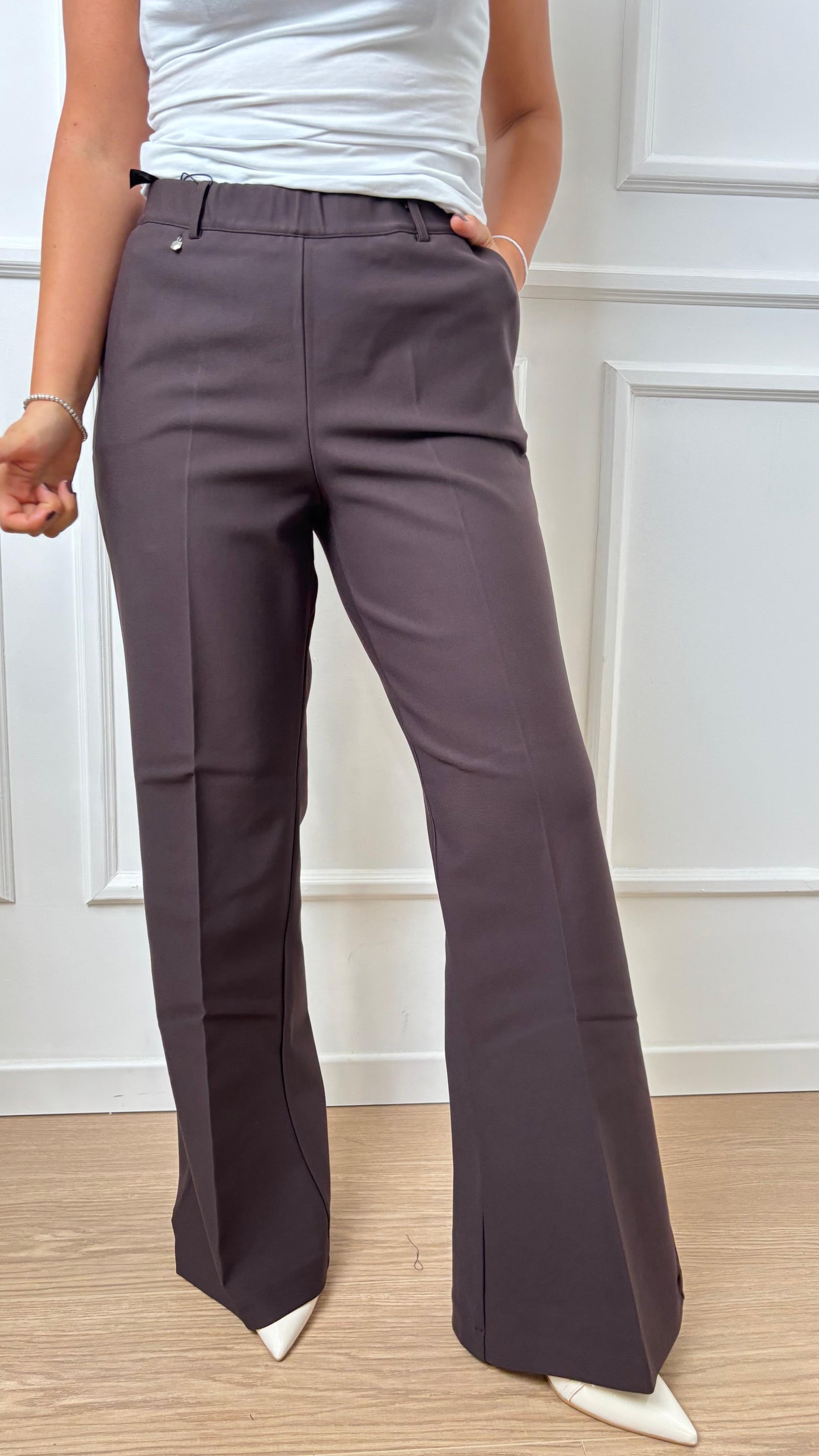 Pantalone Flare Ragno DR34PC A75