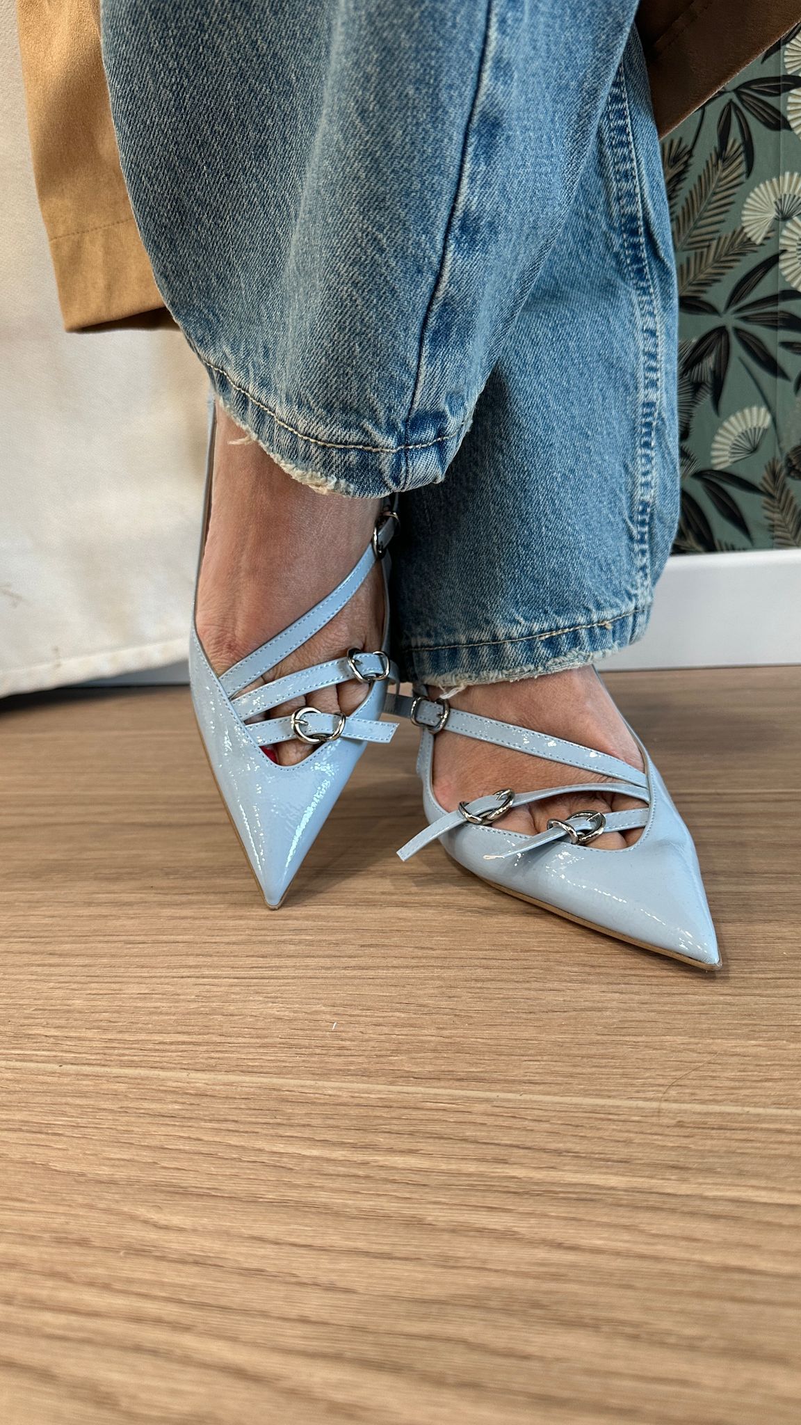 Decollètè slingback Divine Follie 1830V polvere