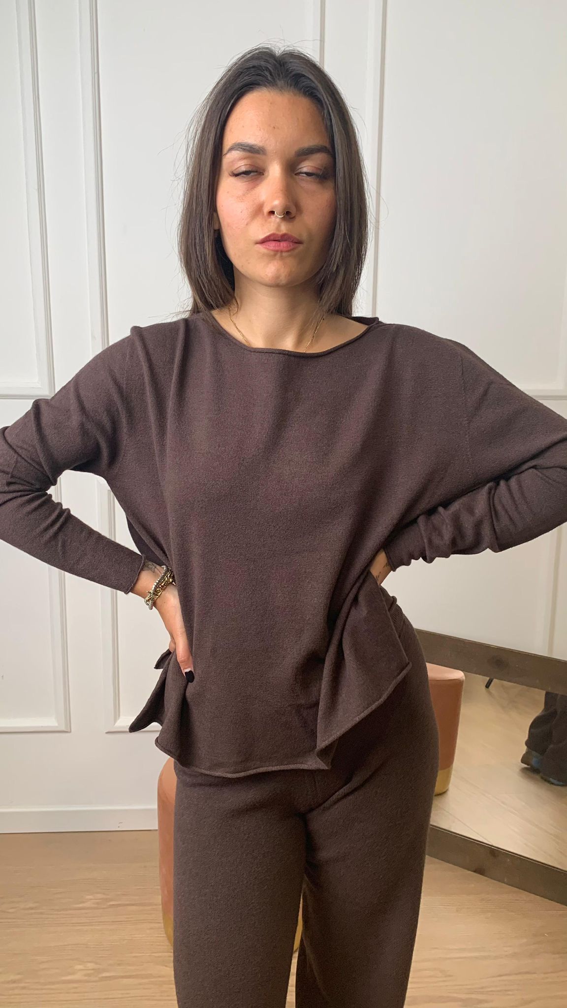 Pull over Vicolo 44001F moro