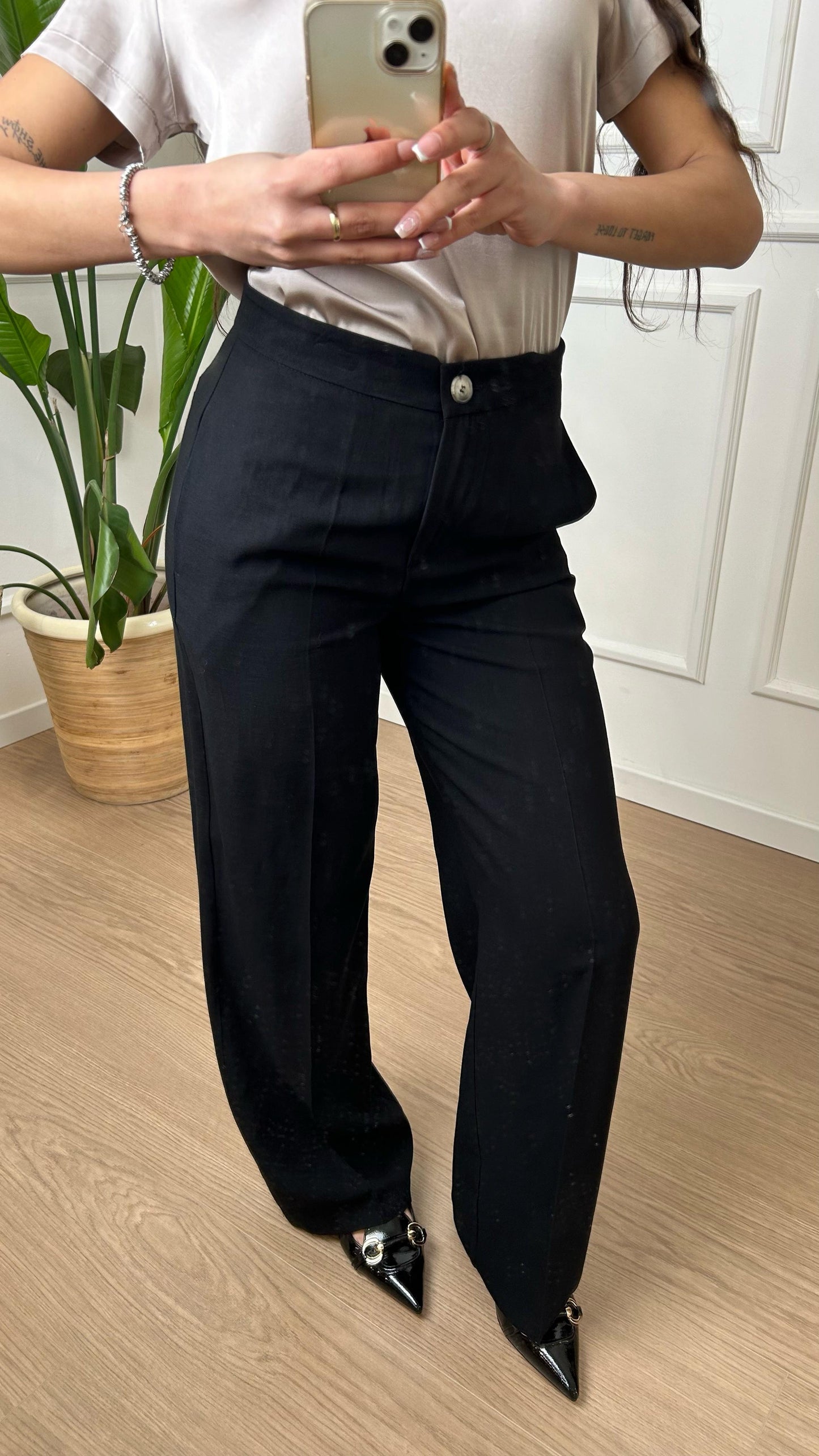 Pantalone palazzo Vicolo TD0074 nero
