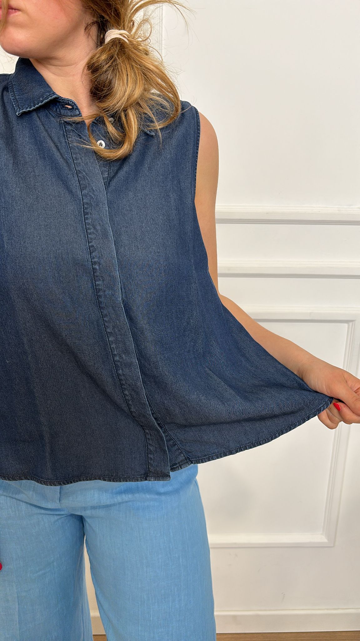 Camicia in denim Scapo Emme Marella 001