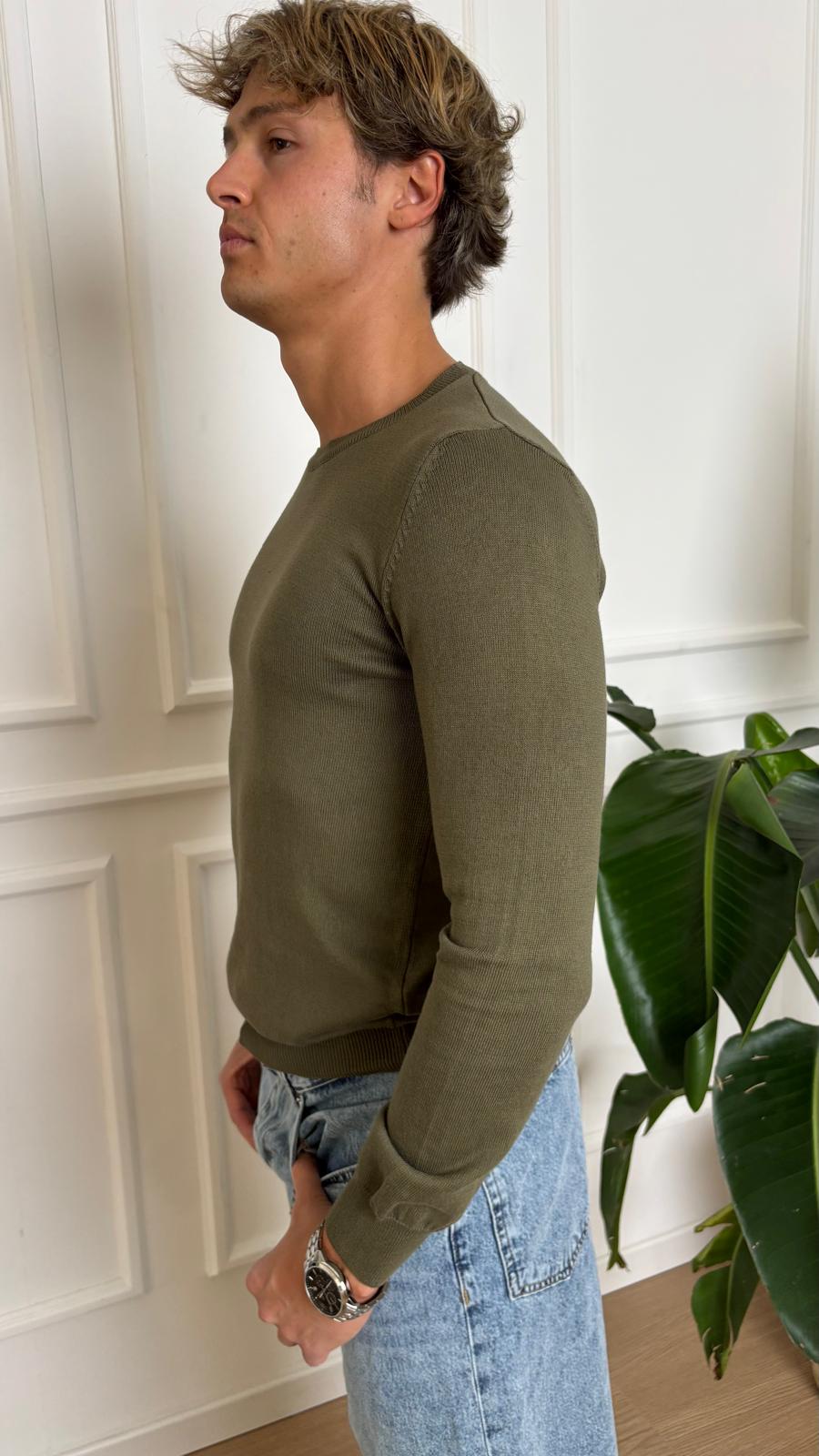 Maglia in filato Imperial M553B381 verde