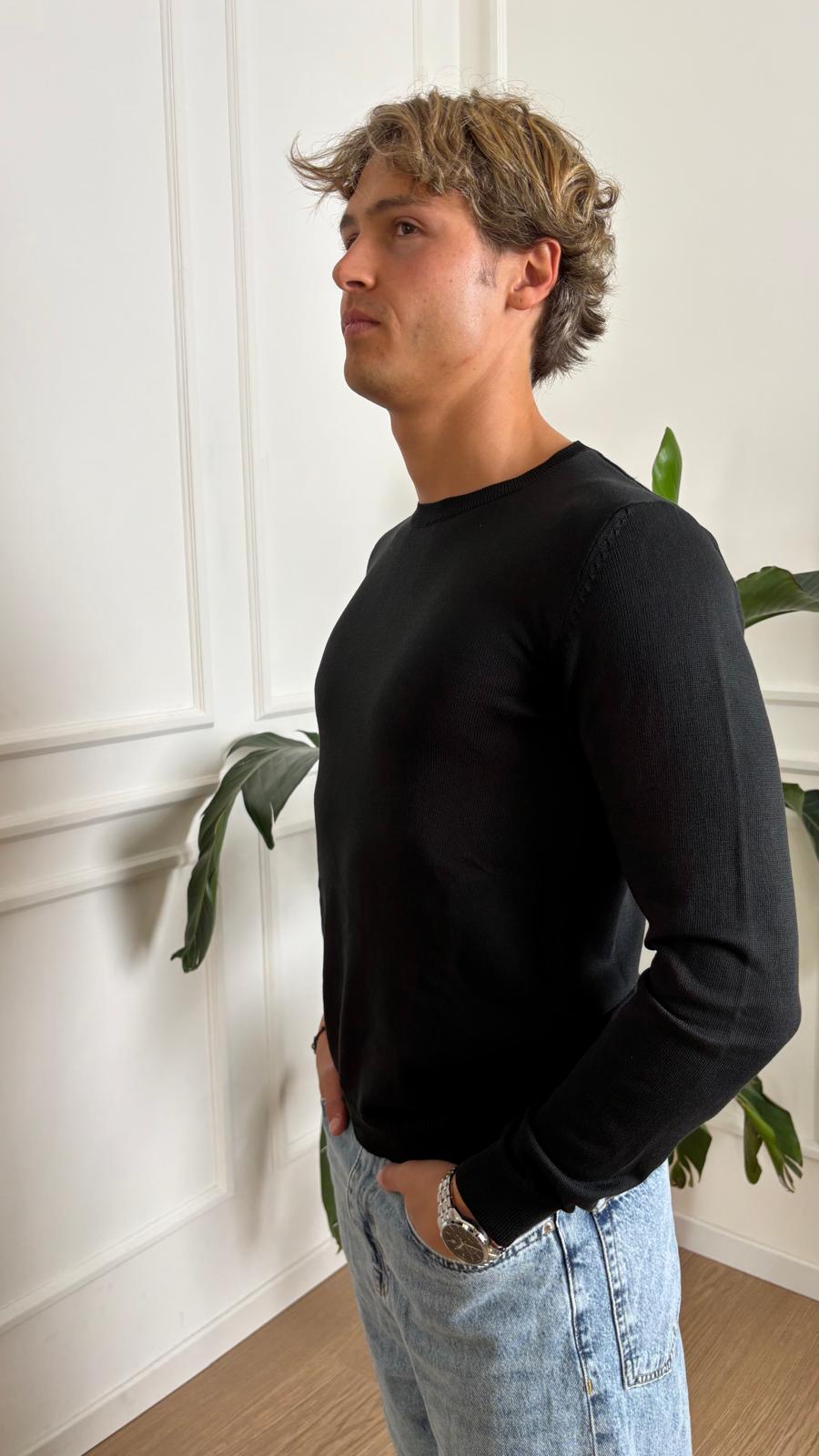 Maglia in filato Imperial M553B381 nero