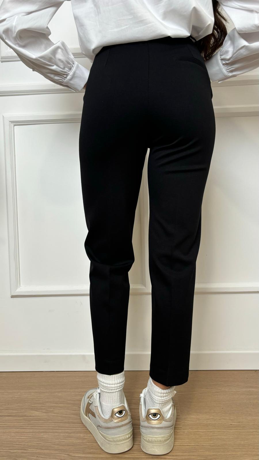 Pantalone punto milano Vicolo TD0246 nero