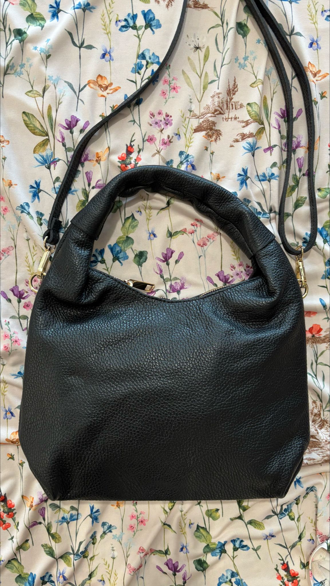 Bag in pelle 01023 nera