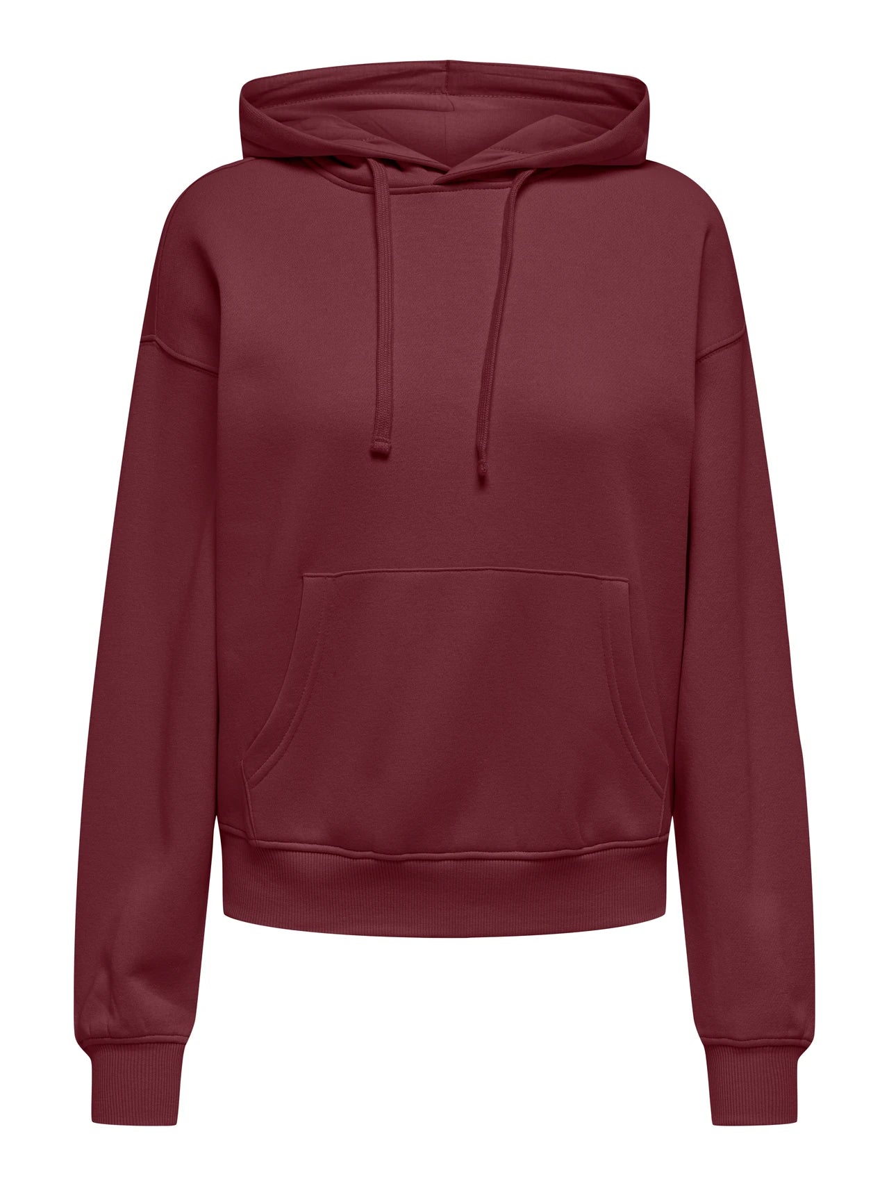 Felpa felpata con cappuccio Only Best 15338730 Bordeaux