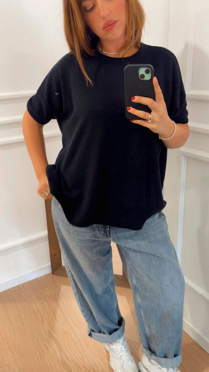 Pull mezza manica Dixie M277Y163 nero