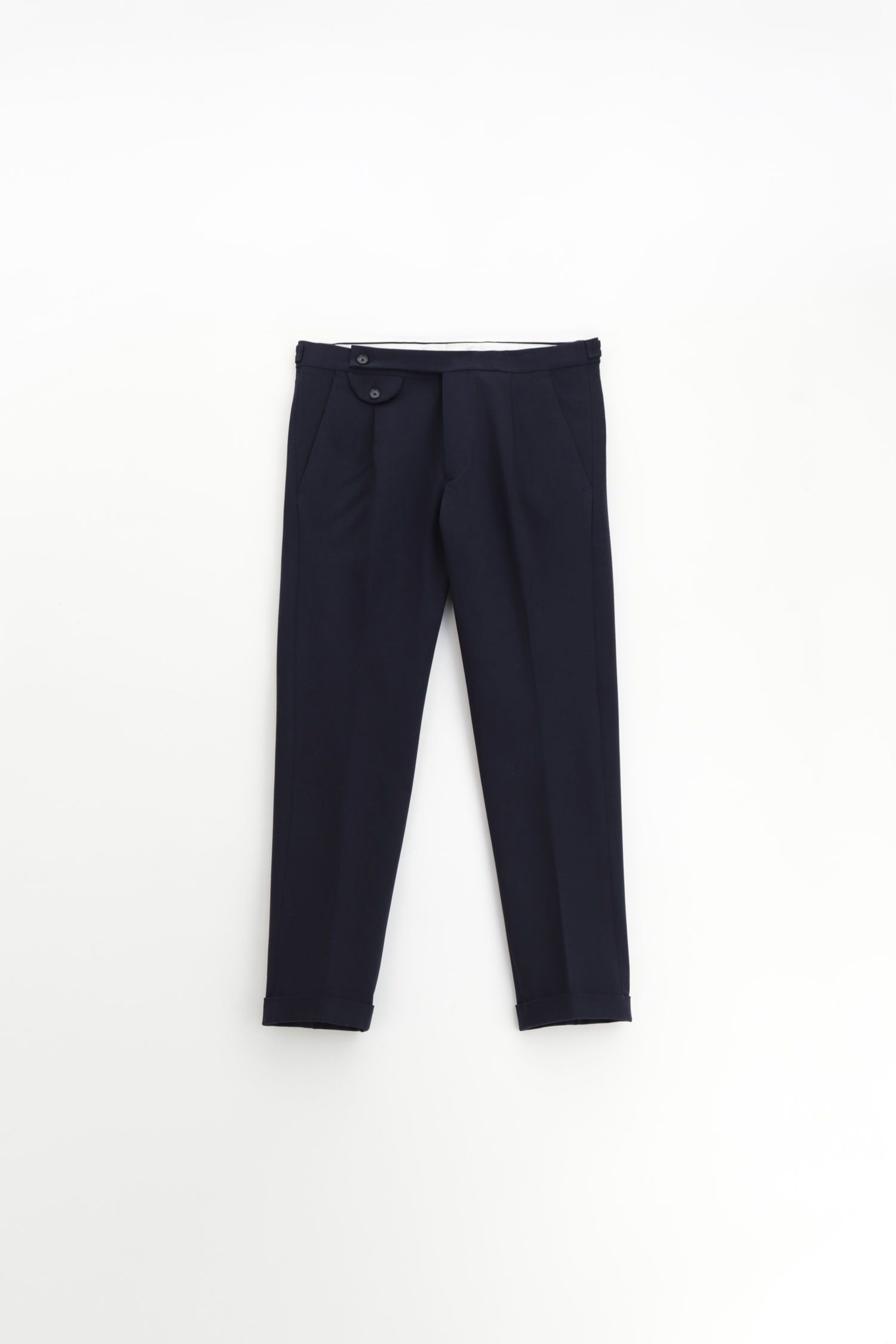 Pantaloni slim con risvolto Imperial P6405530AZ blu