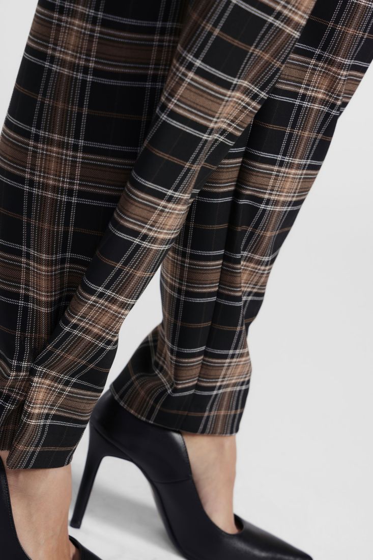 Pantalone check sartoriale Dixie nero