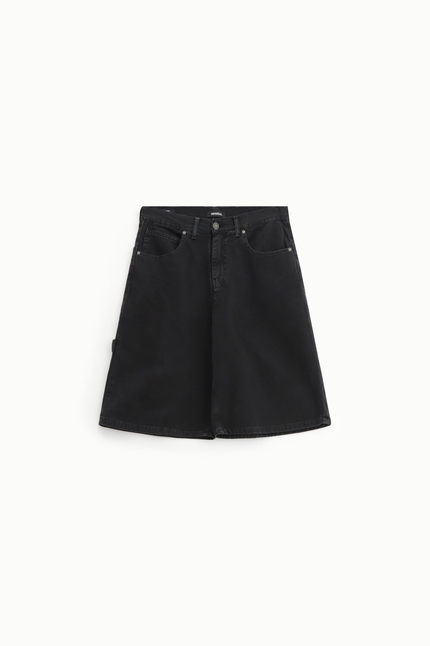Bermuda in denim largone Imperial D8379SALTD nero