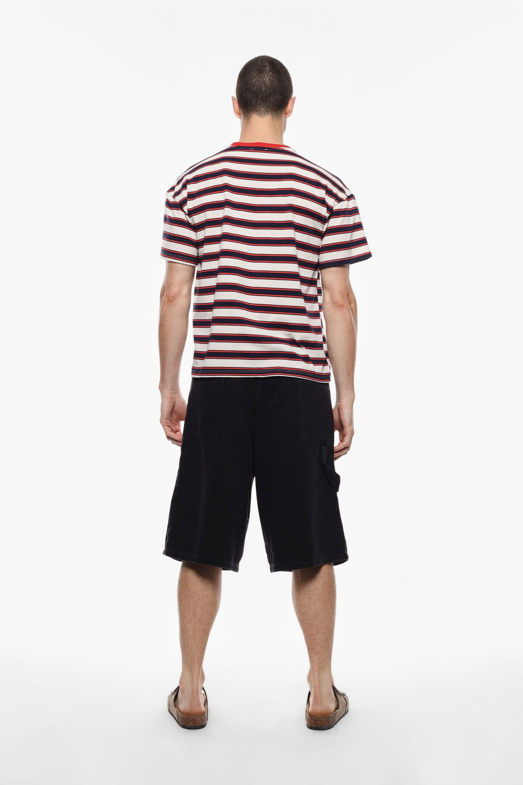 Bermuda in denim largone Imperial D8379SALTD nero