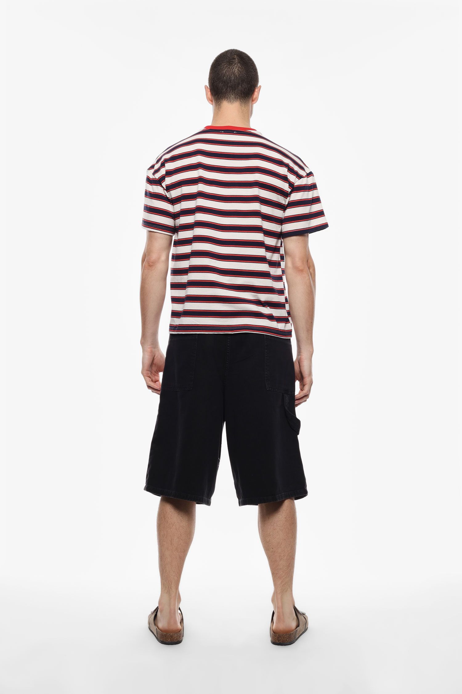 Bermuda in denim largone Imperial D8379SALTD nero