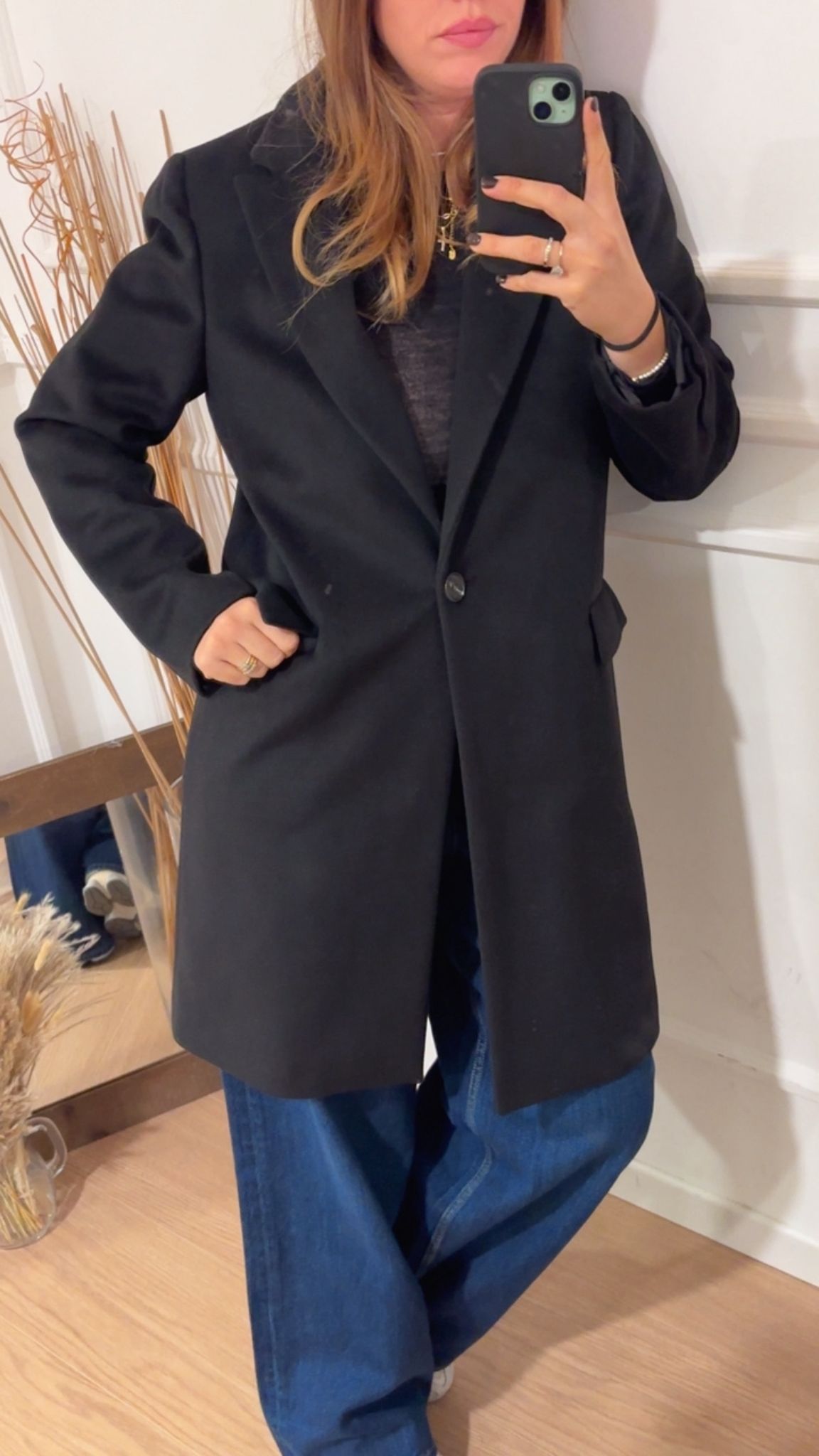 Cappotto slim Dixie K845Y019 nero