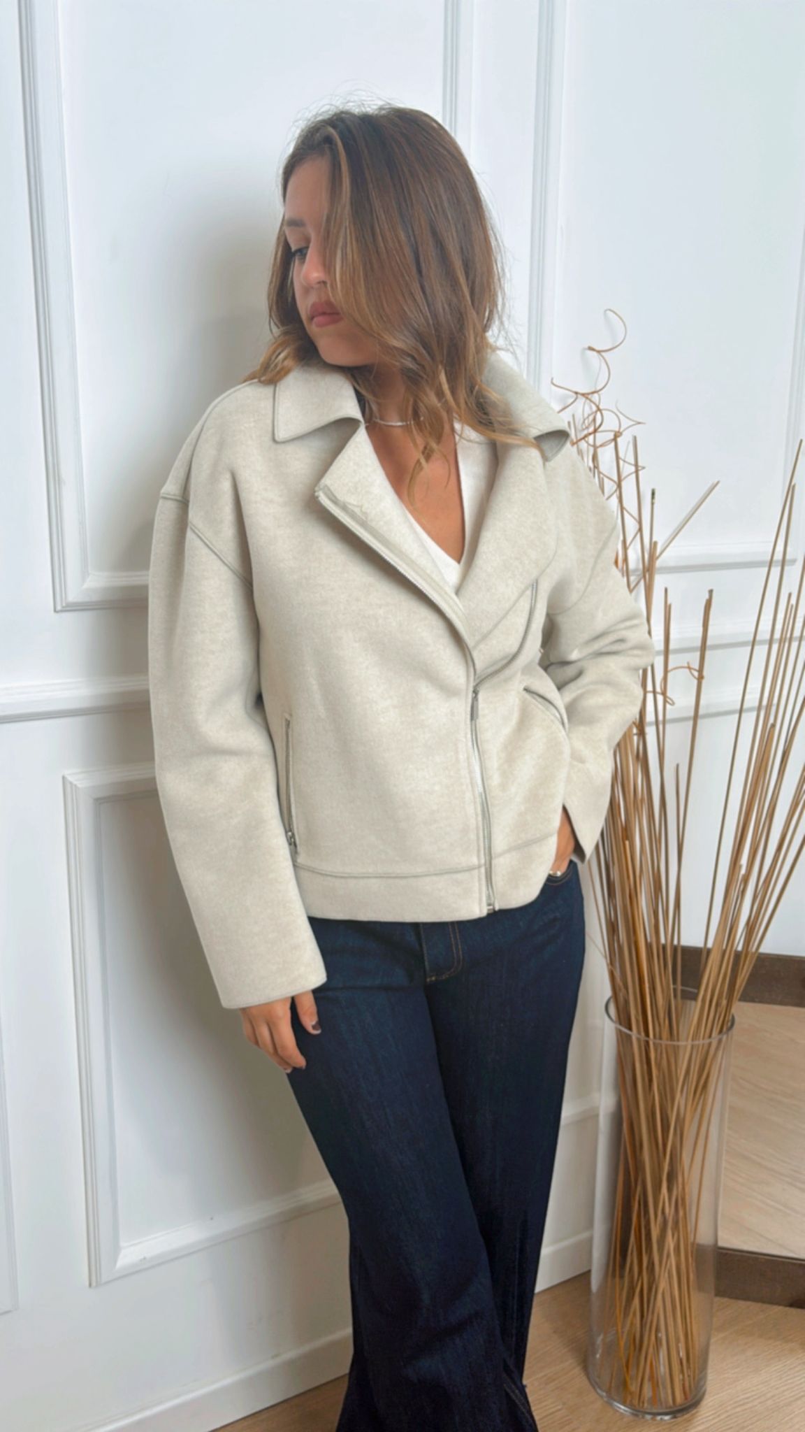 Chiodo con zip Ragno DQ61KZ 786M