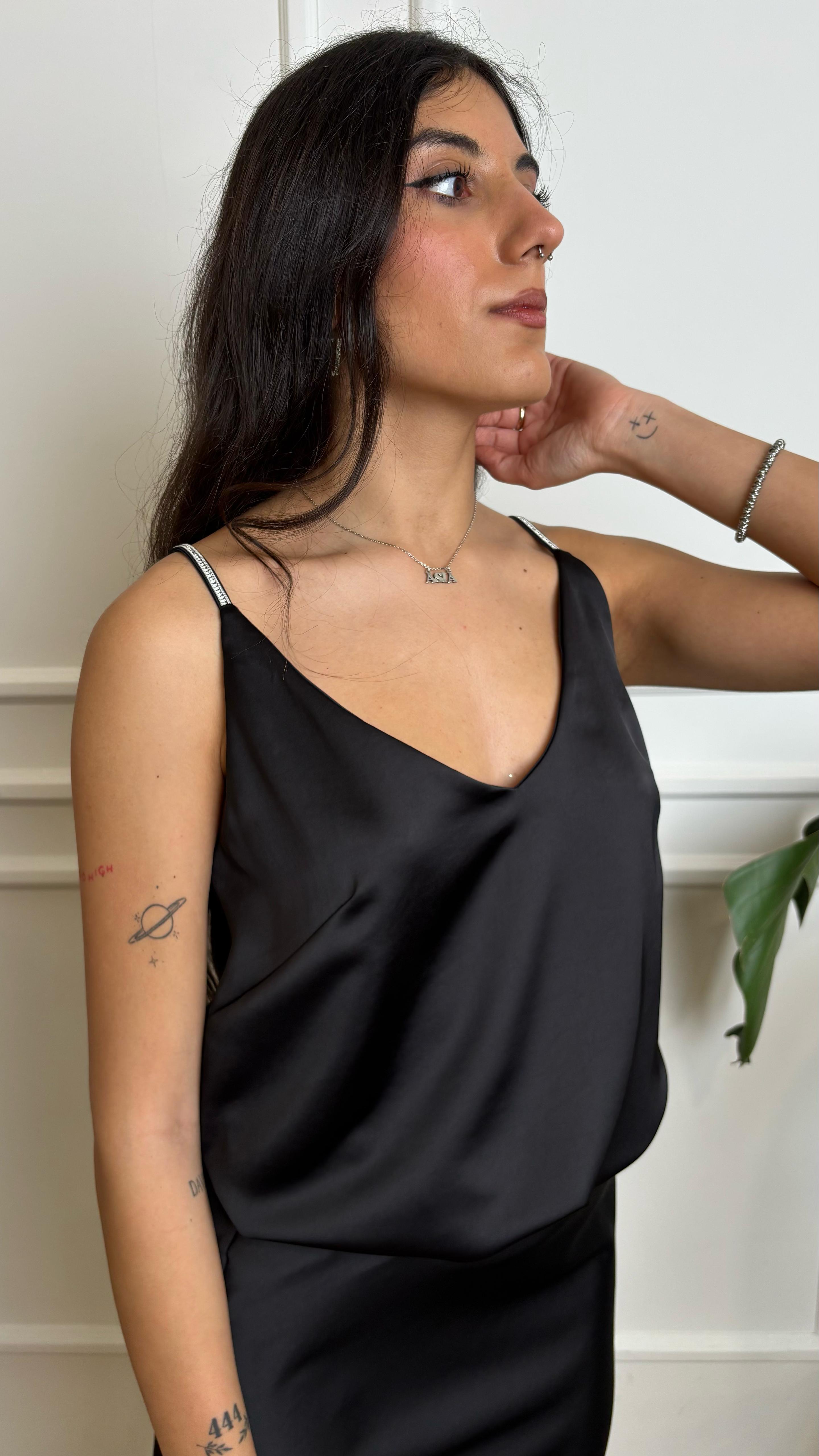 Top effetto raso Imperial RIJ1JBA nero