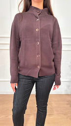 Cardigan bottoni lupetto Ragno DT42TL A75