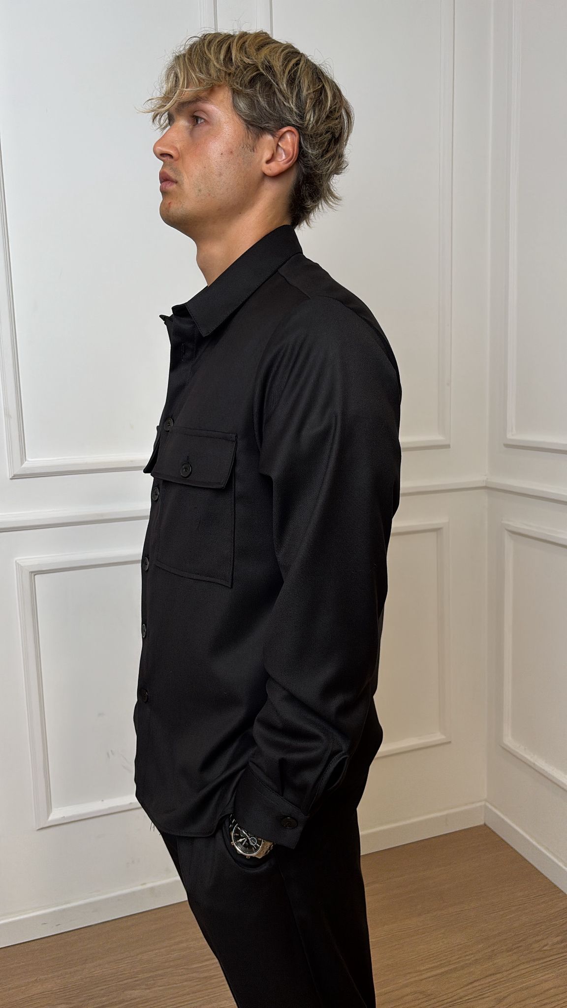 Camicia taschino Imperial C1I9KBV nera